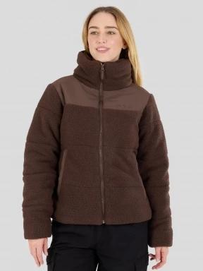 geaca matlasata de tranzitie pt. femei Fundango Nukka Padded Jacket maro 1