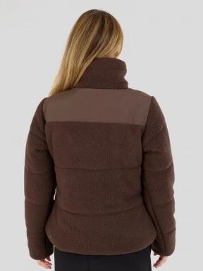geaca matlasata de tranzitie pt. femei Fundango Nukka Padded Jacket maro 3