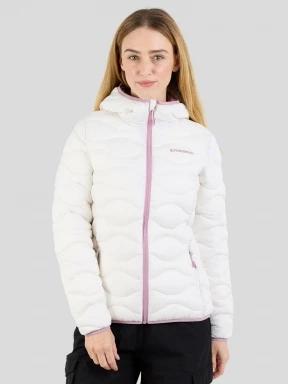 geaca matlasata de tranzitie pt. femei Fundango Vinke Padded Jacket alb 1