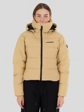 geaca matlasata de tranzitie pt. femei Fundango Amber Cropped Jacket galben 1