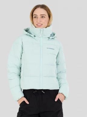 geaca matlasata de tranzitie pt. femei Fundango Amber Cropped Jacket verde 1