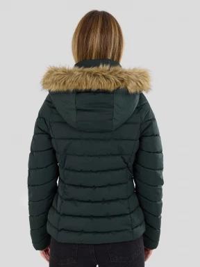 geaca matlasata de tranzitie pt. femei Fundango Urban Lite Jacket oliv 3