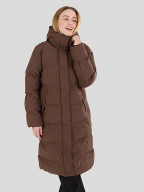gaca de iarna matlasata pt. femei Fundango Cosycoat Long Padded Jacket maro 1