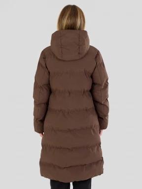gaca de iarna matlasata pt. femei Fundango Cosycoat Long Padded Jacket maro 3