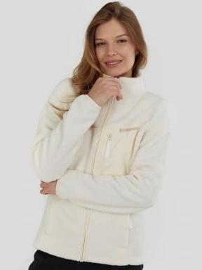 pulover polar pt. femei Fundango Shiloh Fleece Jacket alb 1