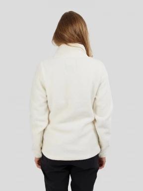pulover polar pt. femei Fundango Shiloh Fleece Jacket alb 3