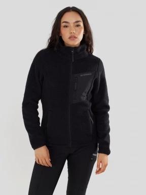 pulover polar pt. femei Fundango Shiloh Fleece Jacket negru 1