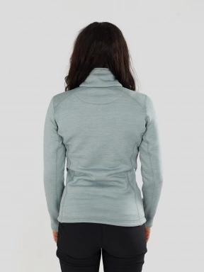 pulover polar pt. femei Fundango Antilles Melange Jacket verde 3