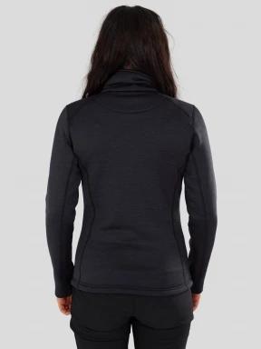 pulover polar pt. femei Fundango Antilles Melange Jacket negru 3