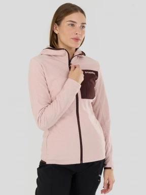 strat intermediar hibrid pt. femei Fundango Nigata Full Zip Hoodie roz 1