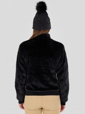 strat intermediar hibrid pt. femei Fundango Marigold Shearling Jacket negru 3