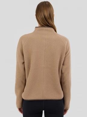pulover polar pt. femei Fundango Roselake Pile Jacket nisip 3