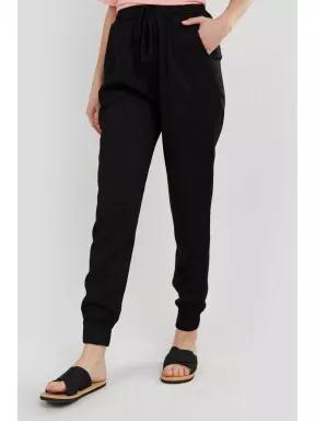 pantaloni de trening pt. femei Fundango Rosalie Pants negru 1