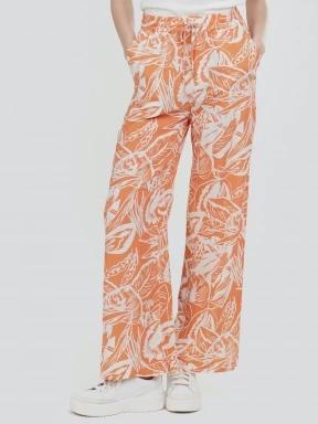 pantaloni lungi pt. femei Fundango Poppy Pants portocaliu 1
