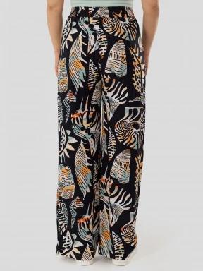 pantaloni de vara pt. femei Fundango Poppy Pants negru 3