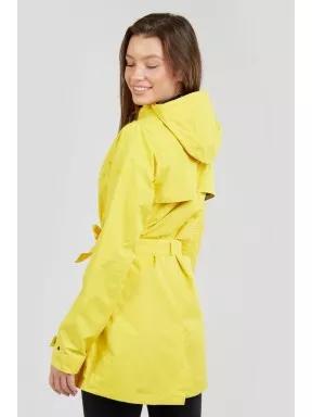 haine de ploaie pt. femei Fundango Regina Waterproof Trench Jacket galben 3
