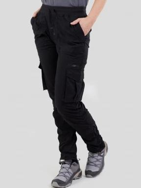 pantaloni de drumetie pt. femei Fundango Finley Cargo Pants negru 3