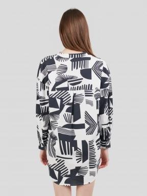 camasa cu maneci lungi pt. femei Fundango Athene Cover-up negru 3