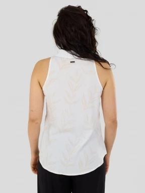 tricou fara maneci pt. femei Fundango Myrto Sleeveless Shirt nisip 3