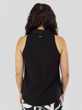 tricou fara maneci pt. femei Fundango Myrto Sleeveless Shirt negru 3
