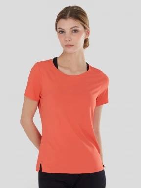 tricou pentru sport, cu maneci scurte pt. femei Fundango Hanabi T-shirt rosu 1