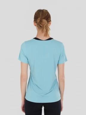 tricou pentru sport, cu maneci scurte pt. femei Fundango Hanabi T-shirt albastru deschis 3