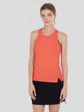 tricou de sport fara maneci pt. femei Fundango Kawaki Tanktop rosu 1