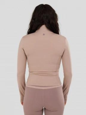 tricou cu maneci lungi, pentru sport pt. femei Fundango Flop Zip Up Top roz 3