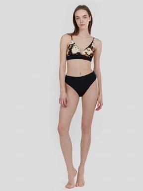 sutien bikini pt. femei Fundango Sahara V-neck Cami Top negru 3