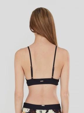 sutien bikini pt. femei Fundango Sahara V-neck Cami Top negru 3
