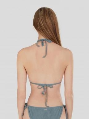 sutien bikini pt. femei Fundango Innisfil Triangle Jacquard Top verde 3