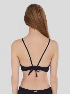 sutien bikini pt. femei Fundango Hogg High Neck Top negru 3