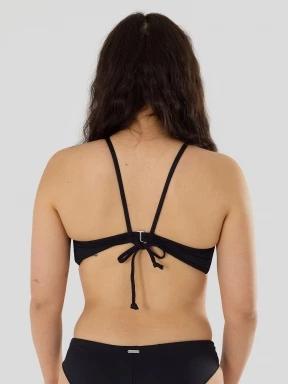 sutien bikini pt. femei Fundango Hogg High Neck Top negru 3
