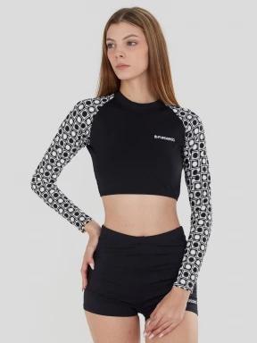 sutien bikini pt. femei Fundango Amelia Surf Top negru 1