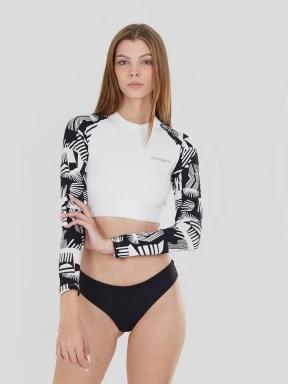 sutien bikini pt. femei Fundango Amelia Surf Top negru 1