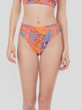 chiloti bikini pt. femei Fundango Sahara Mid Waist Full Bottom roz 1