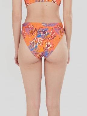 chiloti bikini pt. femei Fundango Sahara Mid Waist Full Bottom roz 3