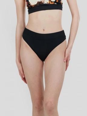 chiloti bikini pt. femei Fundango Sahara Mid Waist Full Bottom negru 1