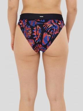 chiloti bikini pt. femei Fundango Sahara Midwaist Full Bottom negru 3