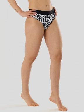 chiloti bikini pt. femei Fundango Sahara Midwaist Full Bottom negru 3