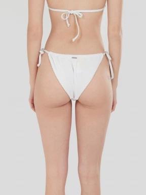 chiloti bikini pt. femei Fundango Innisfil II Tie-side Jacquard Bottom alb 3