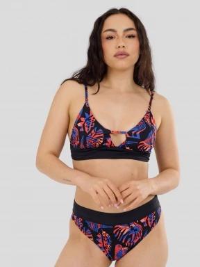 bikini pt. femei Fundango Sahara V-Neck Set negru 1