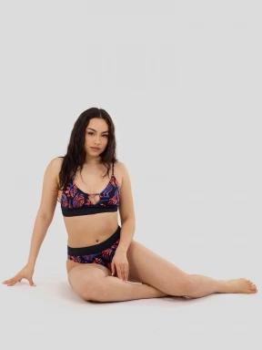 bikini pt. femei Fundango Sahara V-Neck Set negru 3