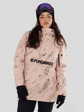 jacheta hanorac pt. femei Fundango Birch ECO Logo Anorak roz 1