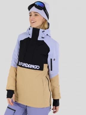 jacheta hanorac pt. femei Fundango Birch ECO Logo Anorak nisip 1