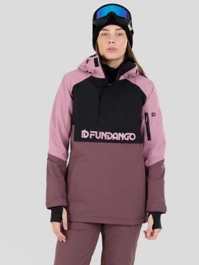 jacheta hanorac pt. femei Fundango Birch ECO Logo Anorak roz 1