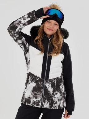 geaca de schi matlasata pt. femei Fundango Salina Padded Jacket alb 1