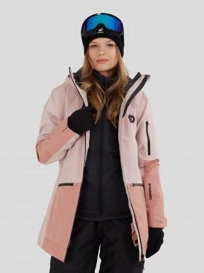 geaca de schi pt. femei Fundango Nashua ECO 3L Allmountain Jacket roz 1