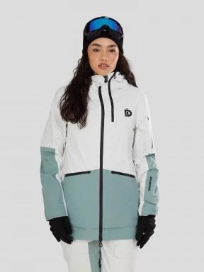 geaca de schi pt. femei Fundango Nashua ECO 3L Allmountain Jacket verde 1