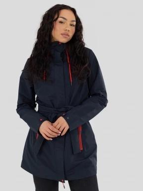 haine de ploaie pt. femei Fundango Regina III Waterproof Trench Jacket albastru inchis 1